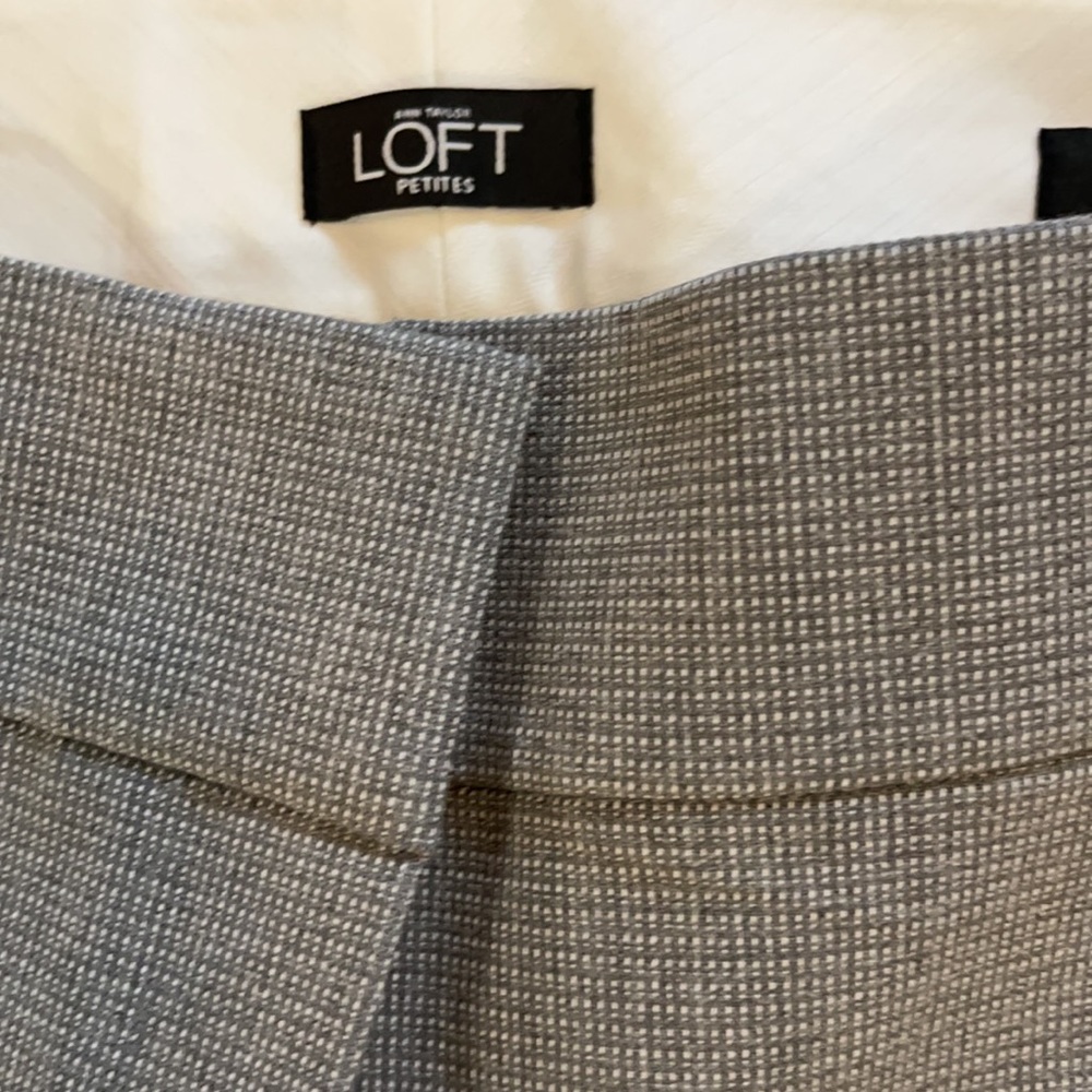 Loft gray work slacks - Picture 2 of 6